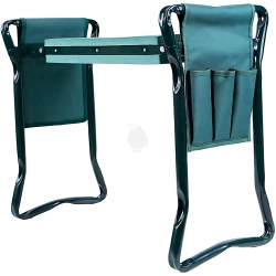 Klęcznik ogrodowy / taboret składany 3 w 1 z przybornikami