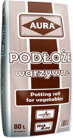 Podłoże Warzywne Aura 80L Ziemia Hollas