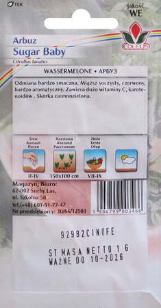 Arbuz Sugar Baby 1 g Coleus