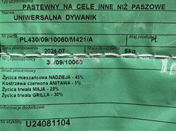 MIESZANKA REKREACYJNA "DYWANIK" 5kg