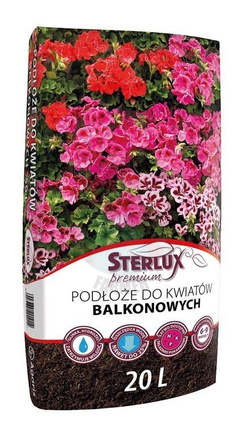 Podłoże do kwiatów balkonowych Sterlux Premium 20 L Ziemia Hollas