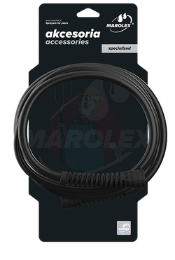 Wąż z nakrętkami 170 cm Acid line A057.162 (R011FV) Marolex