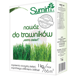 Nawóz do trawników extra zieleń 1 kg Sumin