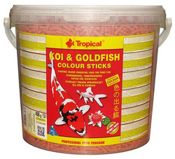 POKARM DLA RYB KOI & GOLDFISH COLOUR STICKS 5L