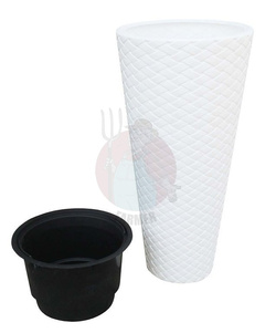 Donica Matuba Slim wysoka biała