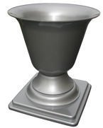 FLAKON NISKI SREBRNY