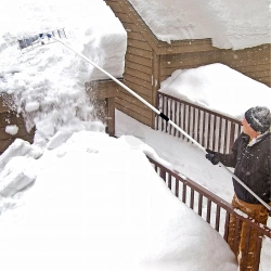Zgarniacz teleskopowy do odśnieżania dachu 148 - 480 cm