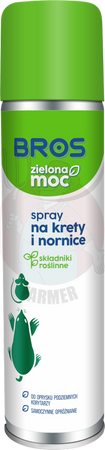 Spray na krety i nornice Zielona Moc 400 ml