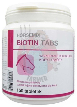 HORSEMIX BIOTIN TABS - 150 tabletek