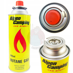 Gaz do kuchenek 227 g 400 ml Alpen Camping