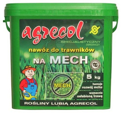 Nawóz do trawników na mech 5 kg Agrecol