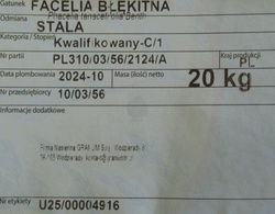 Facelia Stala kwalifikat C1