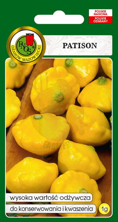 Dynia zwyczajna Patison orange 1 g
