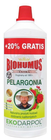 Biohumus Extra Pelargonia 1 L + 20% Gratis