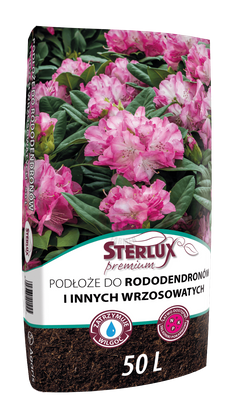 Podłoże do Rododendronów i innych wrzosowatych Sterlux Premium 50 L