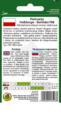 Pietruszka Halblange 5 g