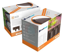 Palisada ogrodowa 4 ECO brąz