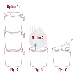 Pojemnik fermentacyjny z pokrywką i rurką kompletny