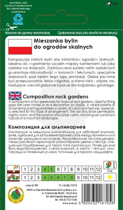 Mieszanka bylin do ogrodów skalnych 1 g PNOS