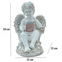 Figurka aniołek LED ze świeczką