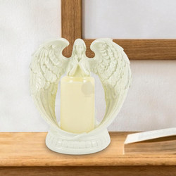 Figurka aniołek LED ze świeczką