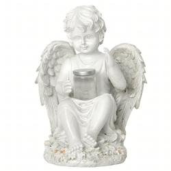 Figurka aniołek LED ze świeczką