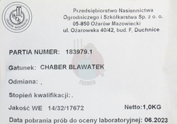 Chaber bławatek 1 kg
