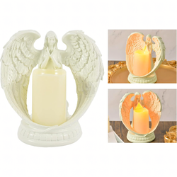 Figurka aniołek LED ze świeczką