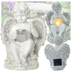 Figurka aniołek LED ze świeczką