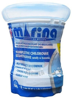 KOMPLETNE UZDATNIANIE WODY- PŁYWAJĄCY DOZOWNIK 750g