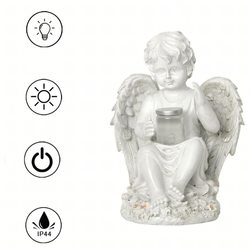 Figurka aniołek LED ze świeczką