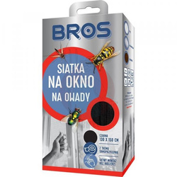 Siatka na okno Bros 130x150cm czarna