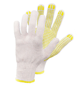 Rękawice robocze nakrapiane gumą RDZN