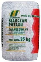 SIARCZAN POTASU 25kg