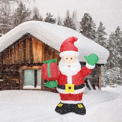 Dmuchany Mikołaj świąteczny LED 135 cm