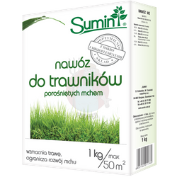 Nawóz do trawników z mchem 1 kg Sumin