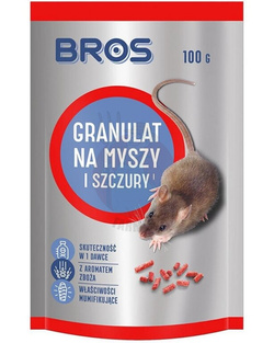 Granulat na myszy i szczury 100 g Bros