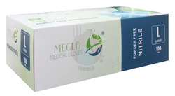 Rękawiczki nitrylowe niebieskie Meglo L