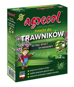 Nawóz do trawników – szybki efekt dywanowy 1,2 kg Agrecol