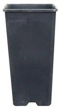 Doniczka produkcyjna kwadrat 1,7 L wysoka ET 11x11x19