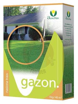 Mieszanka traw Gazon 1 kg nasiona Agronas