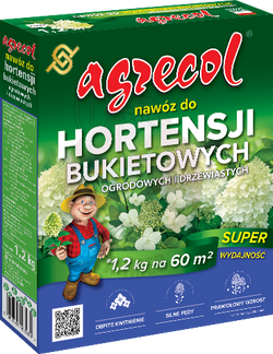 Nawóz do hortensji bukietowych, ogrodowych i drzewiastych 1,2 kg Agrecol