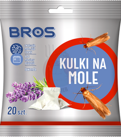 Kulki na mole 20 szt zapach lawendy