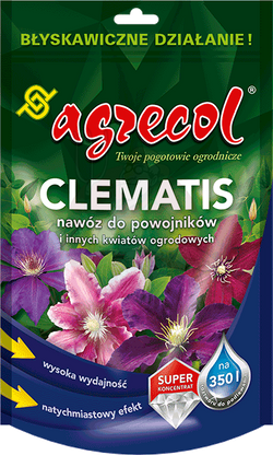 Clematis nawóz do powojników i innych kwiatów ogrodowych 350 g Agrecol