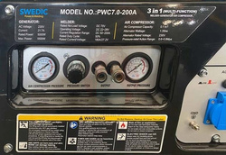 Agregat prądotwórczy Swedic PWC 7.0-200 A 3 w 1