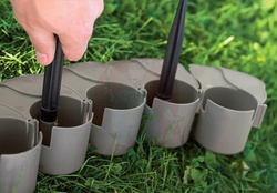 Palisada ogrodowa IPAL7 brąz