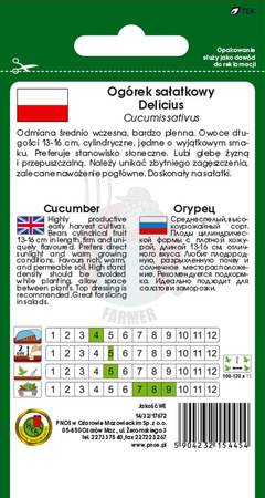 Ogórek gruntowy Delicius 5 g
