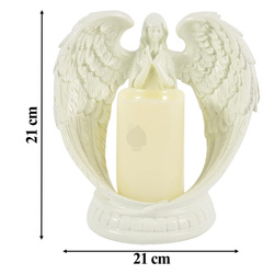 Figurka aniołek LED ze świeczką