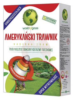 Mieszanka traw Amerykański trawnik World of Grass samozagęszczająca 1 kg