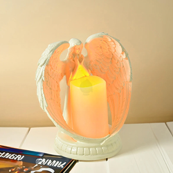 Figurka aniołek LED ze świeczką